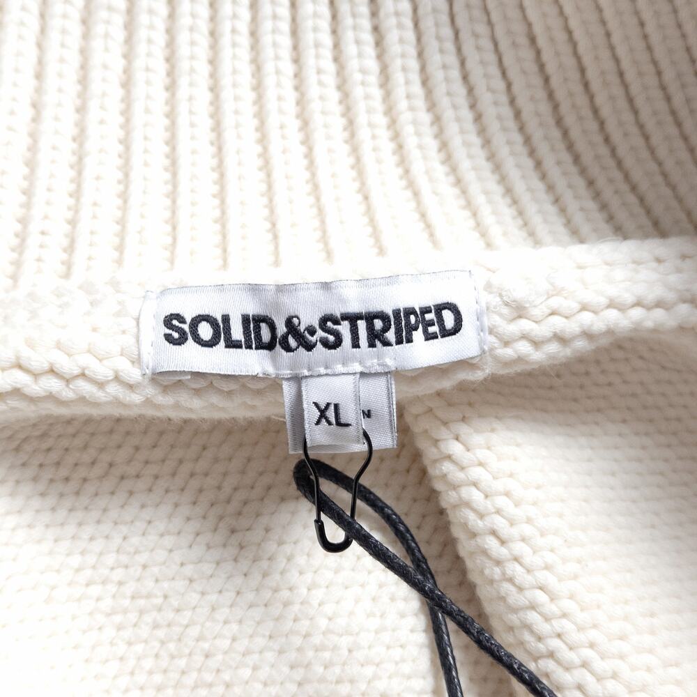 NEW Solid & Striped Women’s The Lola Chunky Sweater Nautical Old Money Size XL - Picture 9 of 9